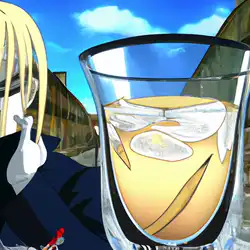 Une image de Le cocktail Alphonse Elric's Transmutation: - image générée par IA (DALL-E)