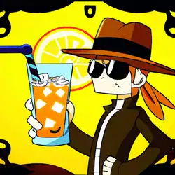 Une image de Le Chapeau de Paille, le Cocktail Pirate - image générée par IA (DALL-E)