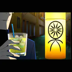 Une image de Cocktail Edward Elric : - image générée par IA (DALL-E)