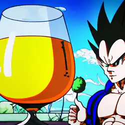 Une image de Kamehameha Cocktail - le cocktail puissant de Son Goku