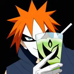 Une image de Ichigo's Bankai Cocktail - image générée par IA (DALL-E)