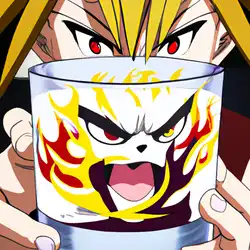 Une image de Ren's Fury Cocktail - image générée par IA (DALL-E)