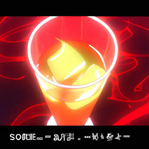 Une image de Cocktail Yoh Asakura Spirit : vodka (4cl), Red Bull (8cl), jus de pomme (6cl), sirop de grenadine (2cl)