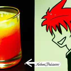 Une image de NaruTonic, le cocktail ginger ninja de Naruto