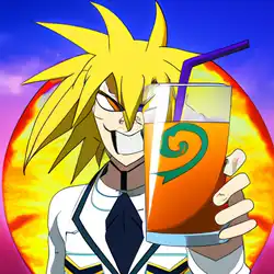 Une image de Le cocktail Horohoro Sunrise - image générée par IA (DALL-E)