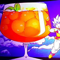 Une image de Cocktail Kamehameha : Rhum, jus d'orange, sirop de grenadine, citrons