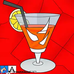Une image de Le Cocktail Alphonse - image générée par IA (DALL-E)