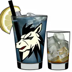 Une image de Le Roy Mustang Cocktail - image générée par IA (DALL-E)