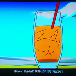 Une image de KAMEHAMEHA COCKTAIL : Goku's Red Bull, Vodka & Ginger mix! - image générée par IA (DALL-E)