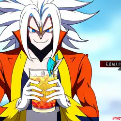Une image de Le Grimmjow's Bloodlust Cocktail - image générée par IA (DALL-E)