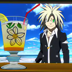 Une image de Cocktail Horo-Horo: Tequila, Limonade et Eau de Coco - image générée par IA (DALL-E)